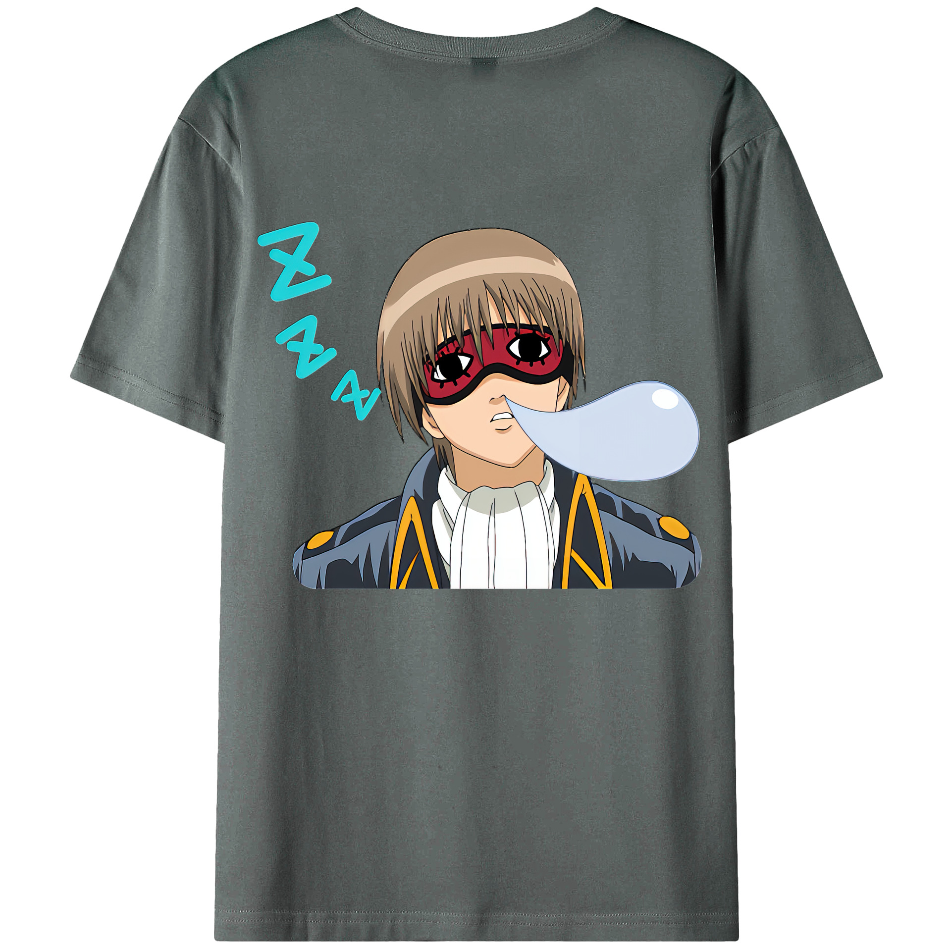 （画像用） ぎんたま 坂田銀時（さかたぎんとき） 神楽 志村新八（しむら しんぱち） GINTAMA Sakata Gintoki Kagura Shimura Shinpachi 綿100％ メンズ半袖Tシャツ（バックプリント） 通気性